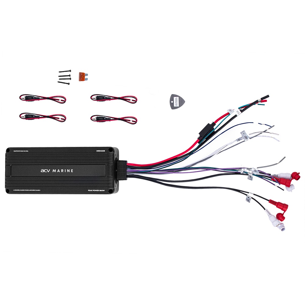 ACV | MRD4120B | морской влагозащищенный усилитель/ 4*120Вт/4-3-2 канал/4-2Ом | превью 3