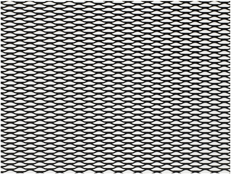 DolleX | DKS-021| Металлическая сетка декоративная 100 х 30 см, черная, ячейки 15мм х 4,5мм| 2