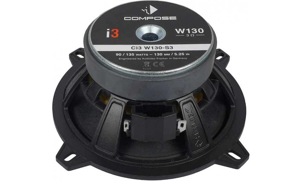 Helix | Ci3 W130-S3 | динамики НЧ/СЧ  5,25", 90/135 Watts, 3Om | 5