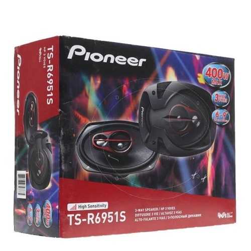 Pioneer | TS-R6951S | 2016г.6*9см.3-х пол, 50/400W, 31-35000Гц, 68мм монт.гл-а.ЗАКРЫТАЯ СЕТКА | 4