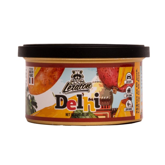 LERATON | Delhi | Ароматизатор для автомобиля в банке (Mango/Манго) | превью 1