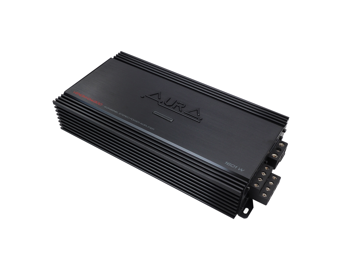 Усилитель AurA VENOM-D4.200 4x200w (4 OHM), 4x350w (2 OHM), 2x750w (4 OHM), LPFHPFBPF
