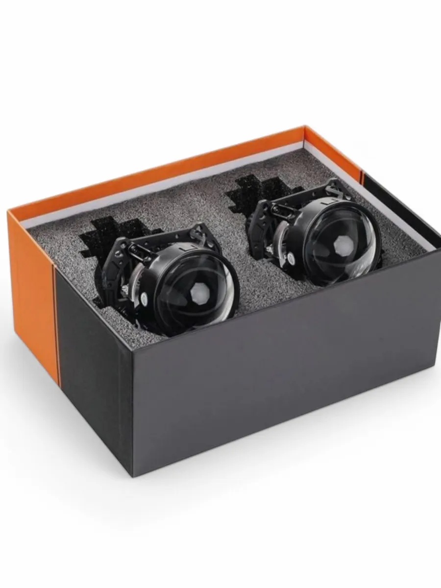 AOZOOM | A3 MAX 2025 | Bi-LED модули 12V, 2.5", 5500K , 49W/57W, КОМП.  2 ШТ.| 4