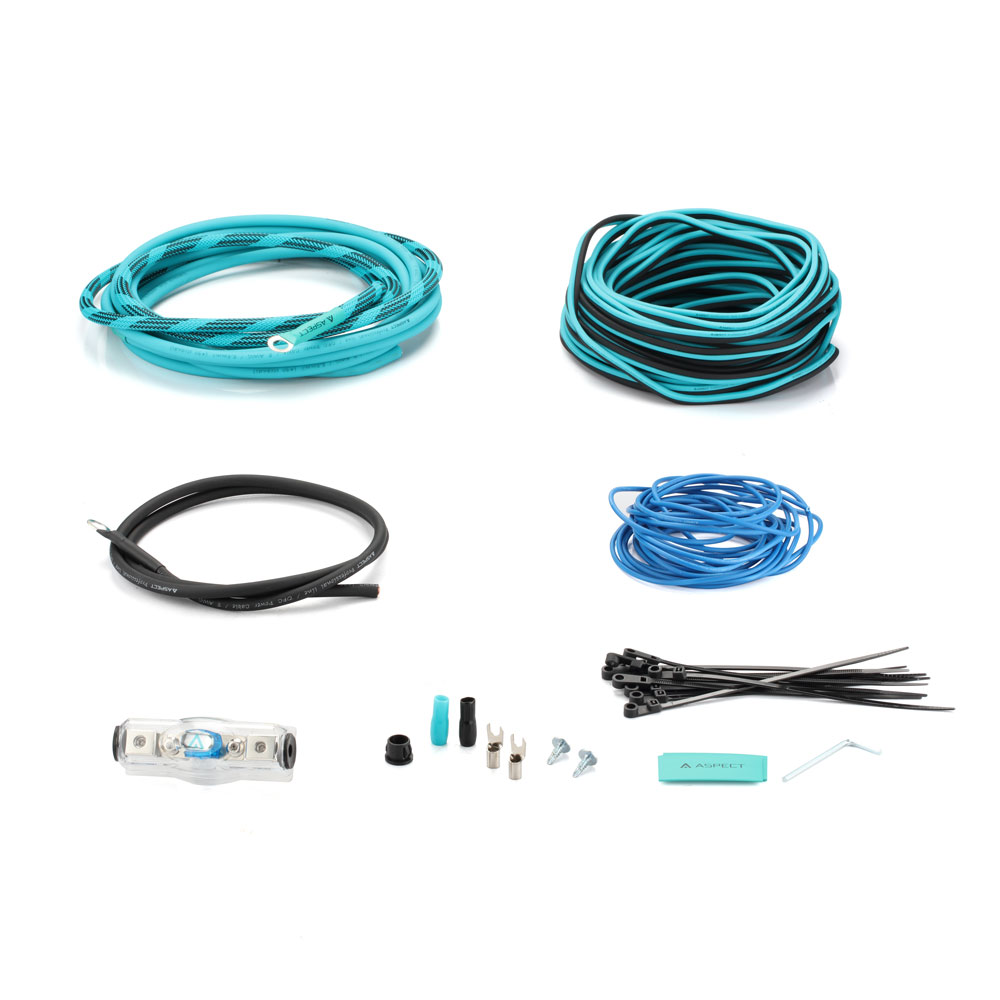 Aspect | AWK-8.0 PRO | комплект проводов для усилителя /8AWG/без RCA | превью 2