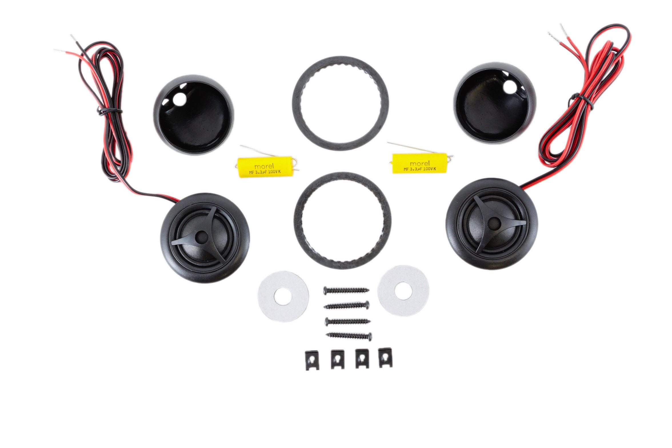 Morel | TWEETER TEMPO TW-1 |  твитеры 1”, мощность: 80 / 250 Вт, 4 Ом, 90 дБ, 1800-22000 Hz.  | 4