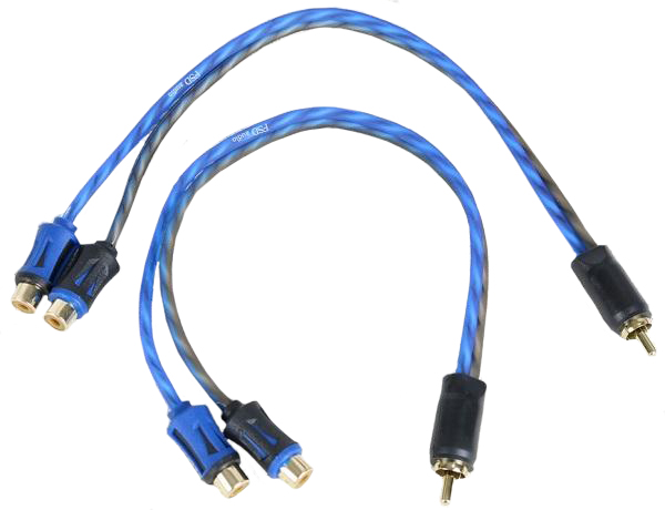 FSD audio | SRCA - Y 2F | Y-кабель 0.2 метра, 2 мама/1 папы, гибкий силикон | превью 1