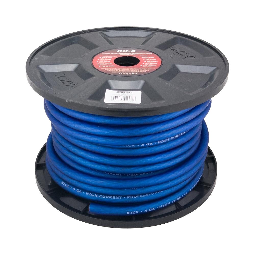 KICX | PCC 430BS | OFC  4GA  медно-алюм. 21,2 кв. СИНИЙ  БУХТА 30м., цена за БУХТУ | превью 2