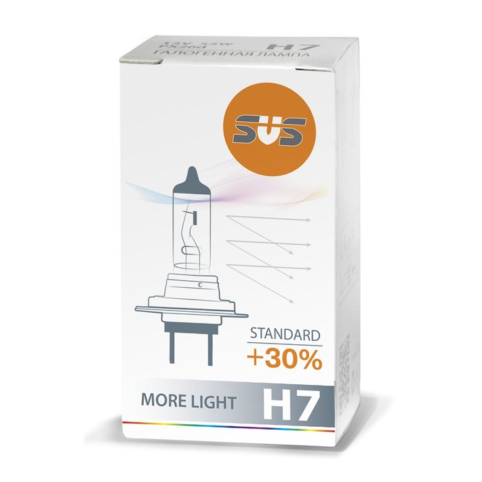 SVS | H7 0200006000 Halogen  | Лампа H7 12V 55W +30% 1шт. | превью 1