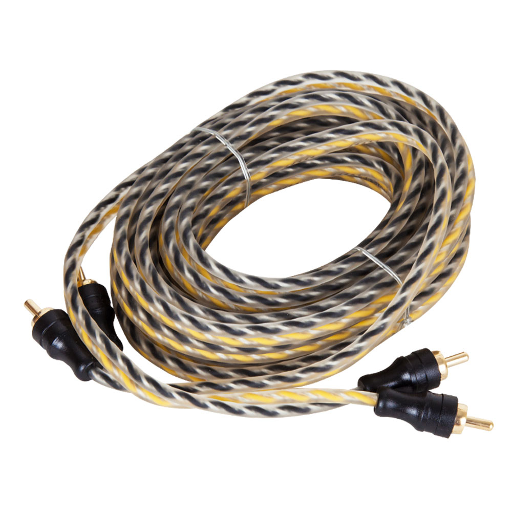 KICX | HRCA25 | RCA-кабель 5 метров, 2 канала, медно-алюминиевый, витая пара | превью 1