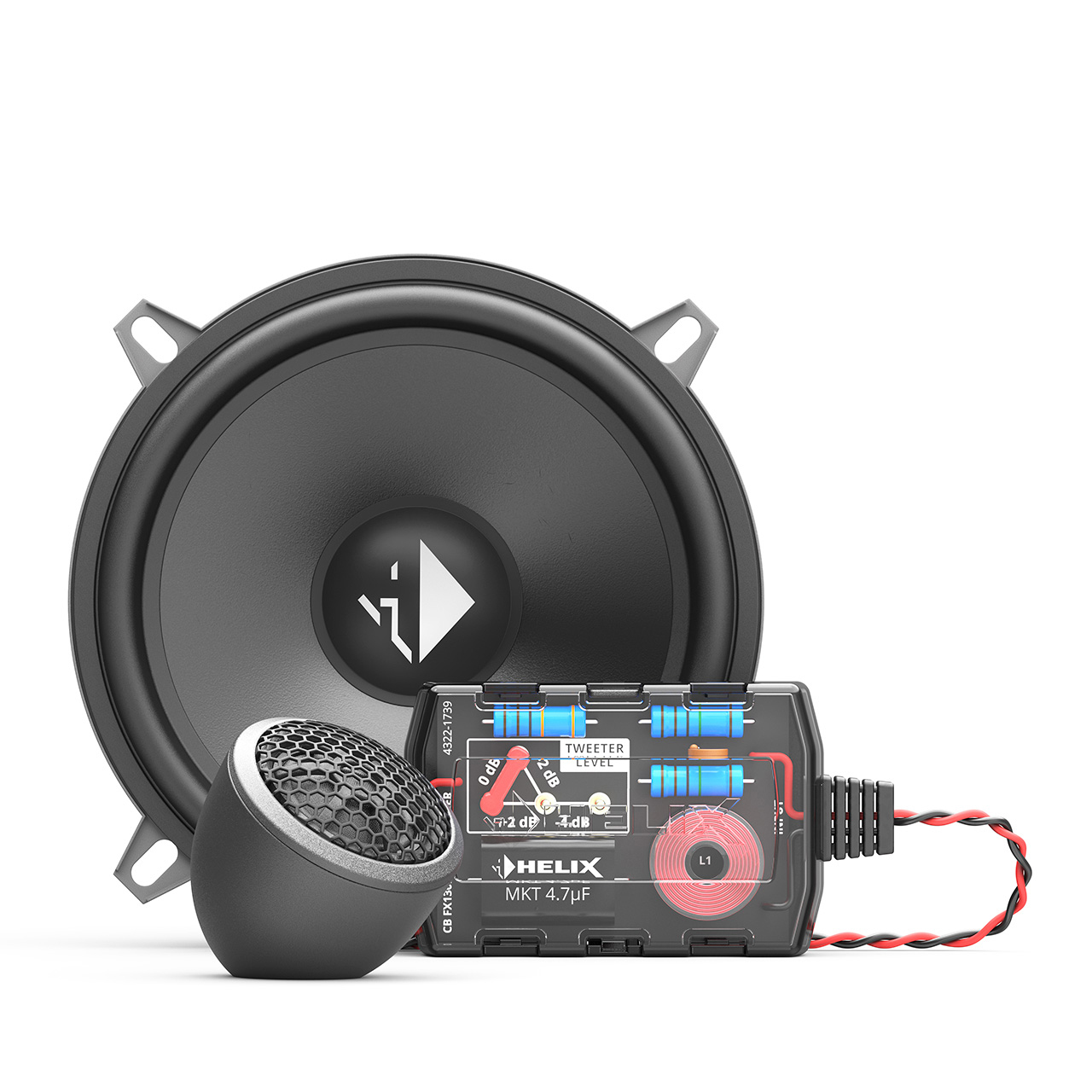 Helix | CB K130.2-S3 | 2-х компонентная, НЧ/СЧ  5,25" и 20мм ВЧ, 70/105Watts, 3Om | превью 1