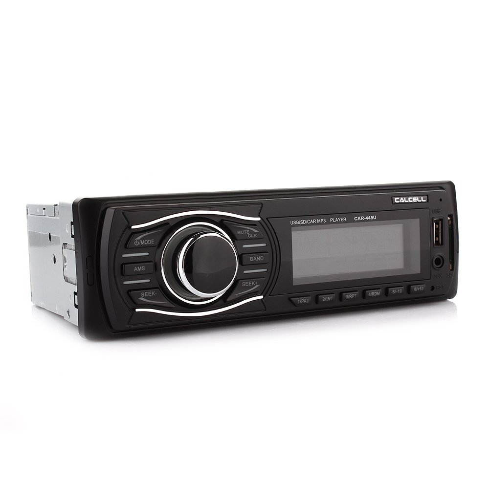 Calcell | CAR-445U |  белые кнопки,  USB, SD/MMC, Front AUX | превью 1