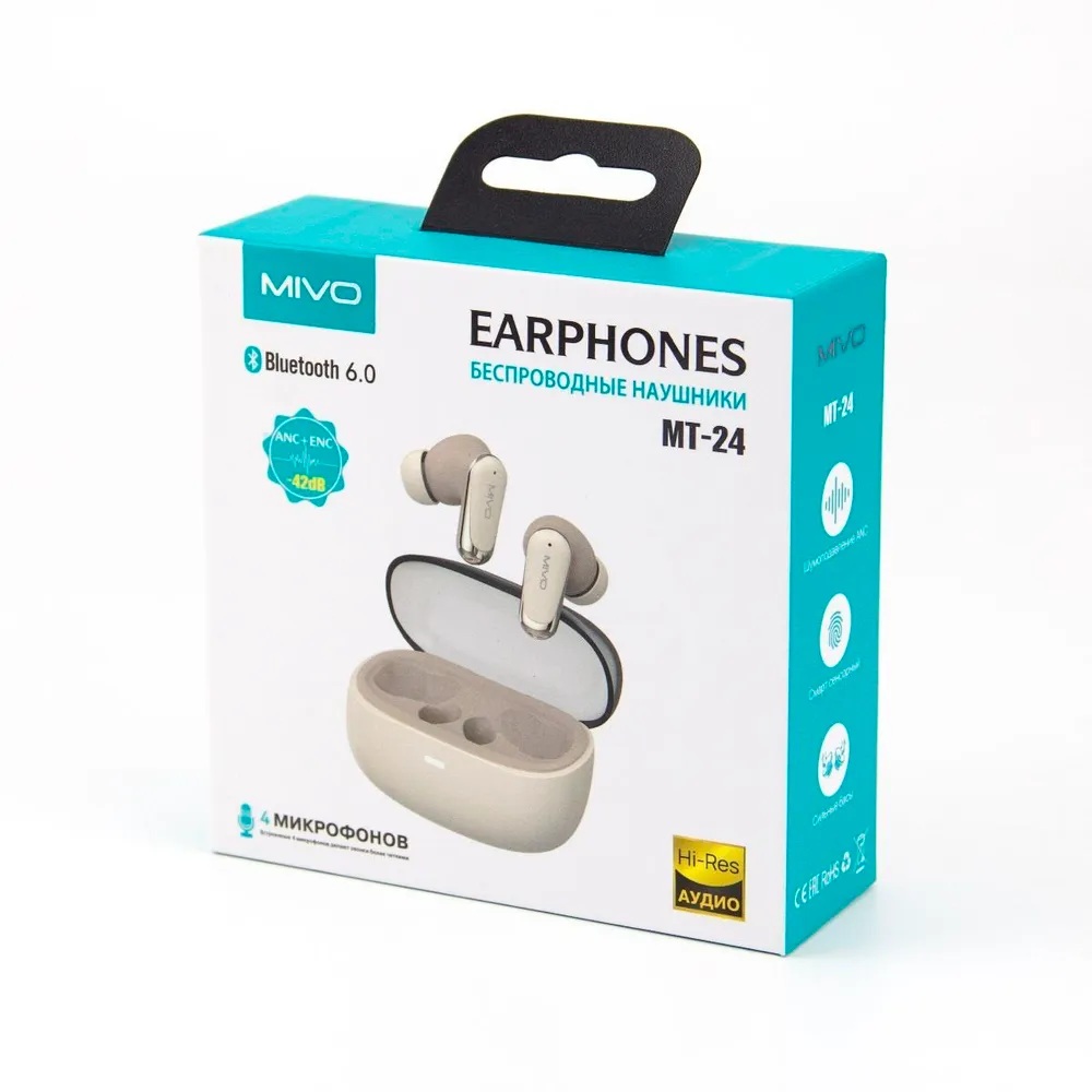 Mivo | MT-24 черный  | Беспроводные наушники | превью 3