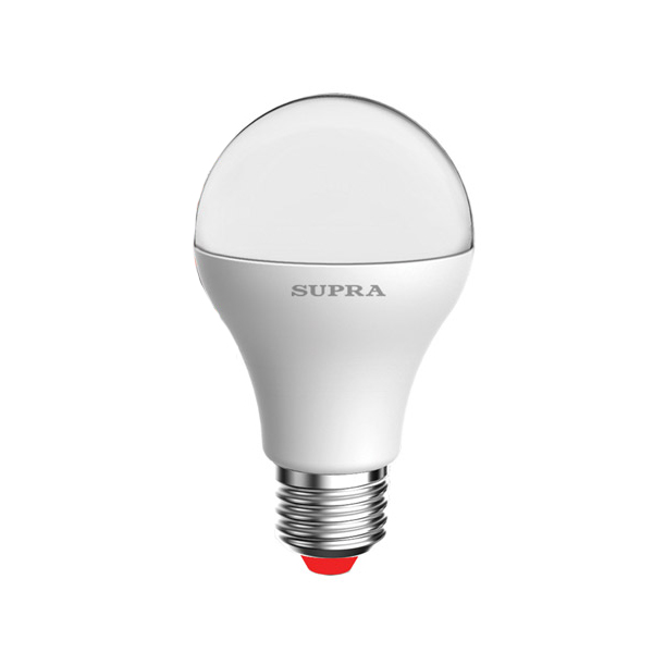 Лампы Supra | SL-LED-PR-A60-11W/3000/E27 | светодиодная лампа Мощность -11 Вт, Цоколь - Е27, 3000К | превью 2