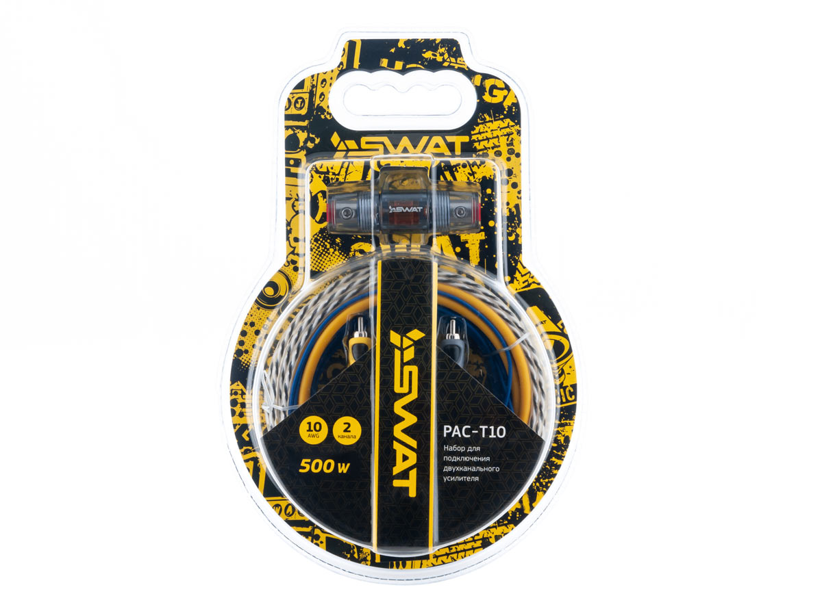 Swat | PAC-T10 | для 2-х кан. усилителя, сил. каб 10Ga  | превью 1