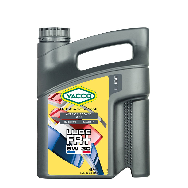 YACCO | LUBE FR+ 5W30 | 4L Синт. моторное масло RN0710, RN0700, RN17 | 1