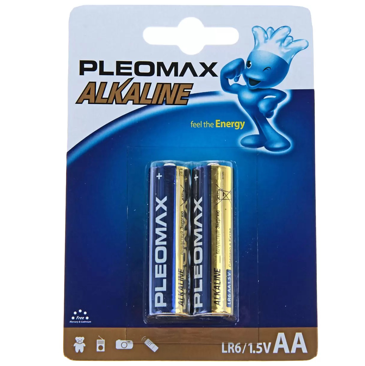 SAMSUNG | АА LR6-2BL | Батарейка SAMSUNG PLEOMAX 2 шт. ЦЕНА ЗА 2 шт.  | превью 1