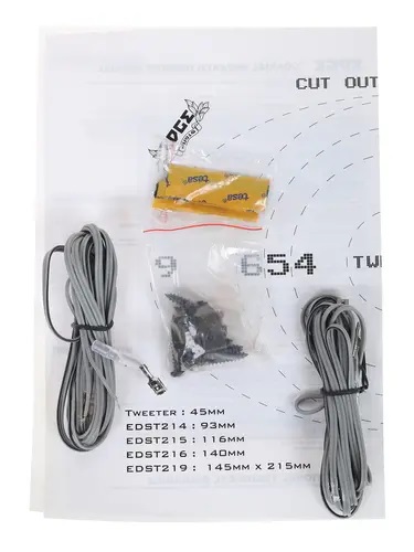 Edge | EDST216-E6 | 6" (16cm), 50/100 Вт, 4 Ом, 2 полосные | 4