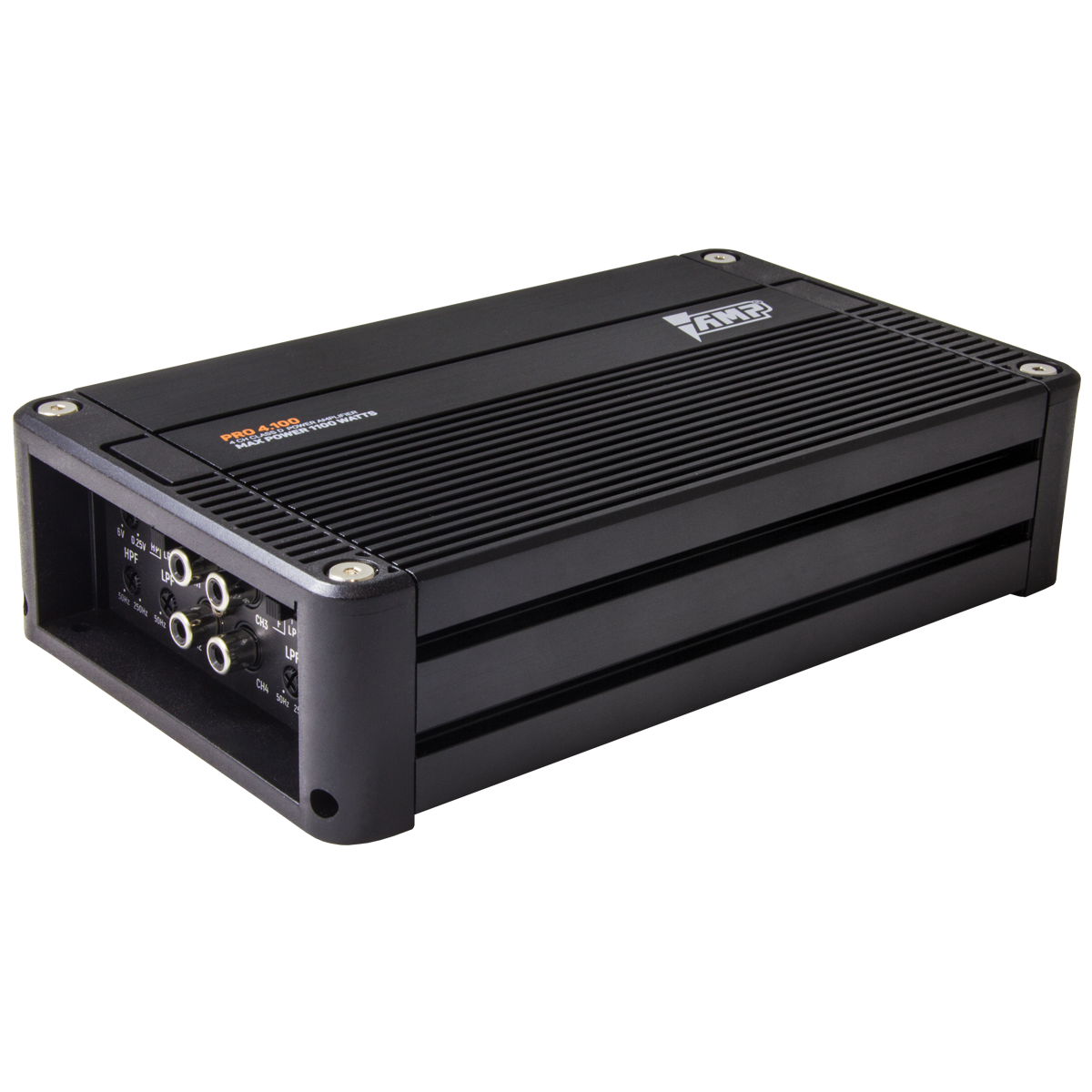 AMP | PRO 4.100 | 4-кан, класс D , мощность RMS 100 Вт х4 ( 4 Ом ), 150Втх4,  ( 2 Ом ) | превью 1