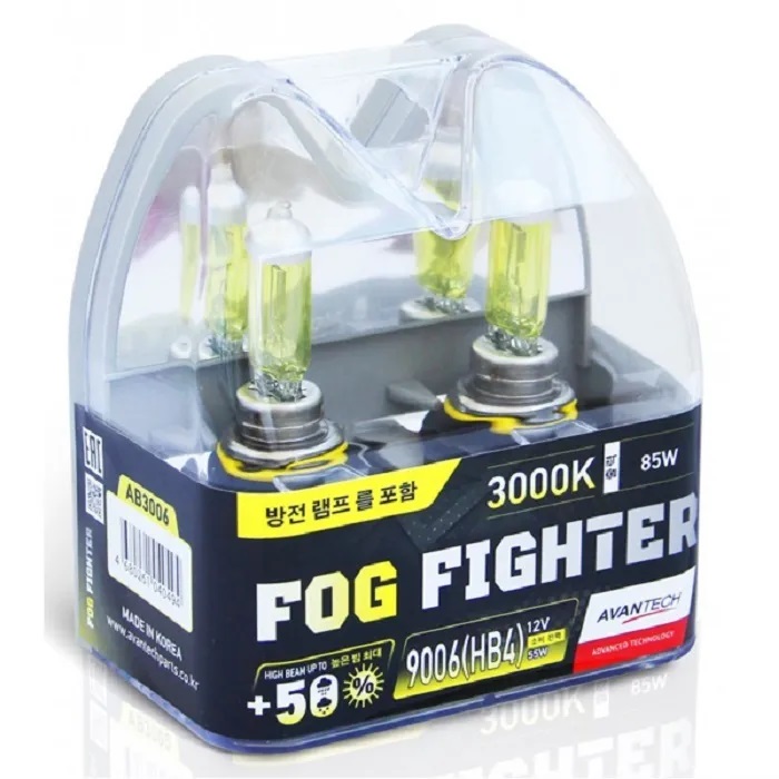 AVANTECH | HB4 | Лампа высокотемпературная HB4 12V 55W (85W) 3000K, комплект 2 шт. | 1