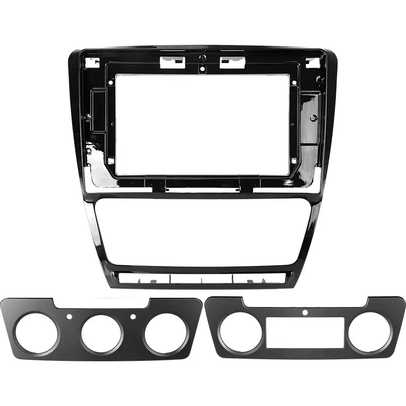 TEYES | Skoda Oсtavia 2 A5 2008-2013 черный | Рамка 10,2"  + комплект проводов  | превью 1