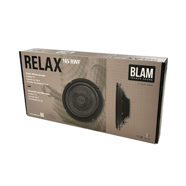 BLAM | 165RWF | НЧ- динамики, 6,5" (16см),50/100Вт, 60Гц-1000Гц, 2Ом, 89.5дБ | 6