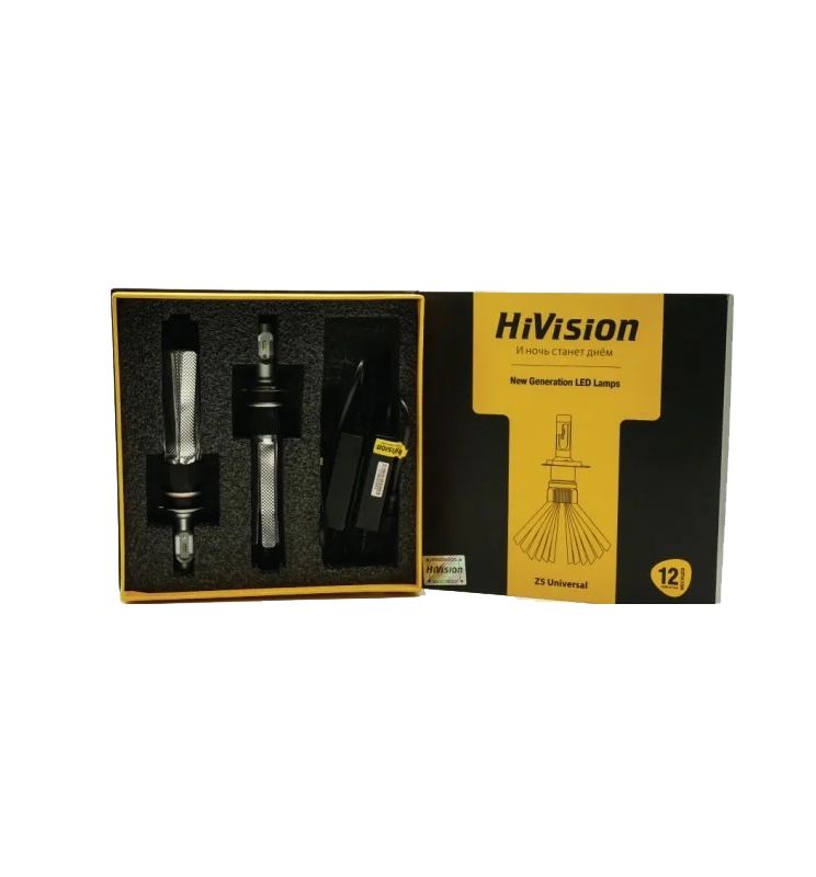 HiVision  |    H7  Z5 UNIVERSAL | Philips , косичка ,  6000K, 4000Lm, 9-24V  комплект 2 шт. | превью 3