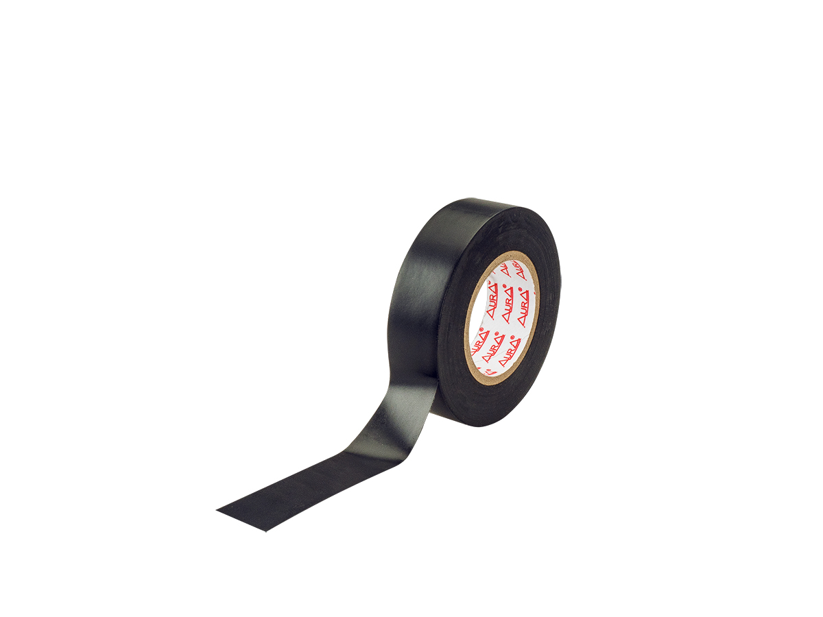 Изолента  | AurA ZTC-P120B | ПВХ изолента, черная, 130mic x 19mm x 20m | превью 1