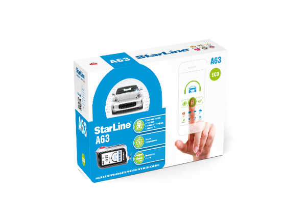 StarLine | A63 ECO | NEW ЖК дисп , турбо-таймер, | превью 1