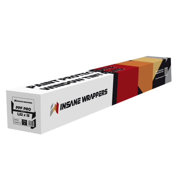 LERATON | INSANE WRAPPERS HH152  | Полиуретановая плёнка PPF Pro 1,52x15 м, 175мк | 1