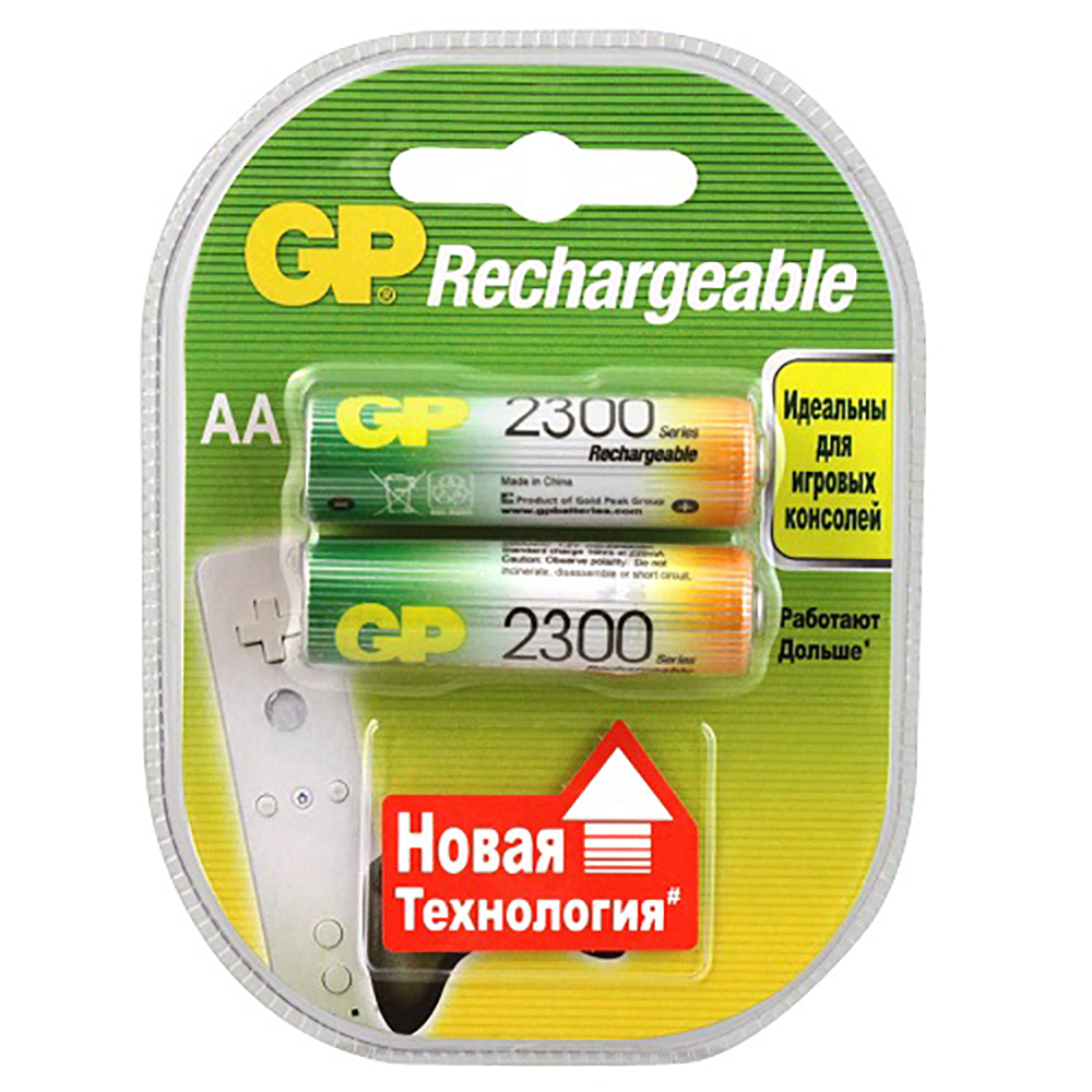 GP | АА R6 GP 2300mAh | Аккумулятор 2шт. ЦЕНА ЗА 2шт. | 1