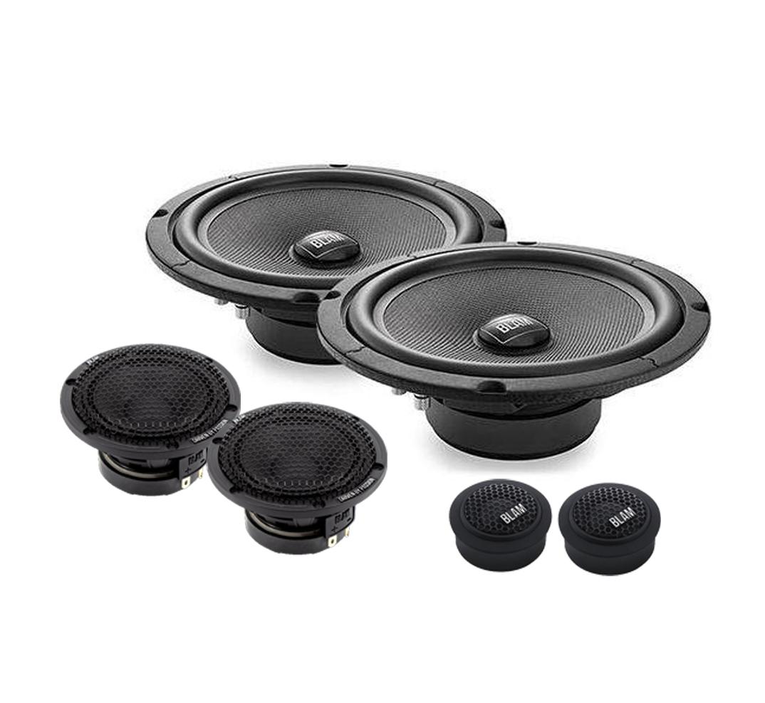 BLAM | 200R3ACT | 3-х полос.компон.акустика/НЧ/СЧ,8" (20см)/3" (8см), 100/200Вт, 50Гц-25кГц | 1