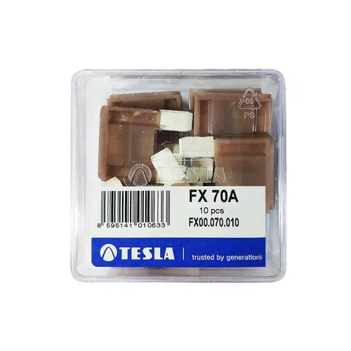 TESLA | FX70A.10 | предохранители плоские MAXI 70A , 10 шт/уп. | превью 2