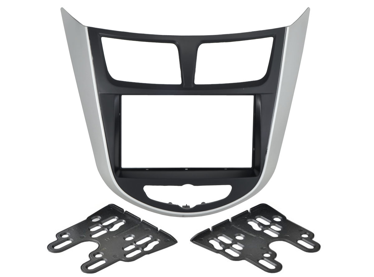 Incar | RHY-N19 |  рамка  2DIN Hyundai Solaris 11-17 | превью 2
