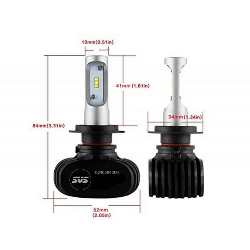 SVS  | HB4 серия S |  LED компл. головного света CSP-чип 4000Lm, 5000K  ОБМАНКОЙ | превью 3