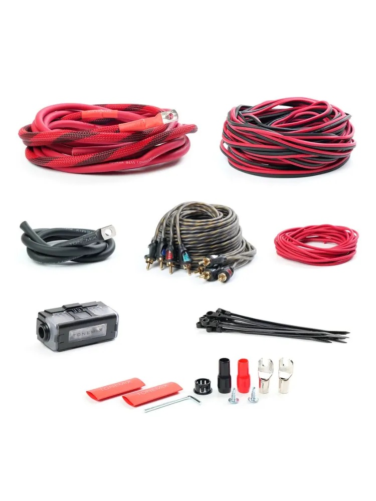 Tonemix | PAC-F4CU | для 4-х кан. усилителя, сил. каб 4Ga, МЕДЬ  | превью 2