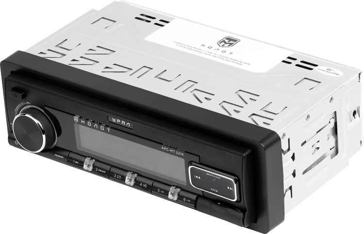 Ural | Урал МОЛОТ АРС-МТ 221К | 4*25Вт, BT, USB, RCA, AUX, красные кнопки, приложение | превью 3