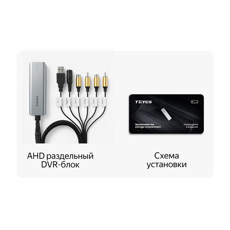TEYES | AHD DVR Box для CC4/CC4L |Внешний модуль записи с 2 камер(перед, зад), регистратора+камера | превью 3