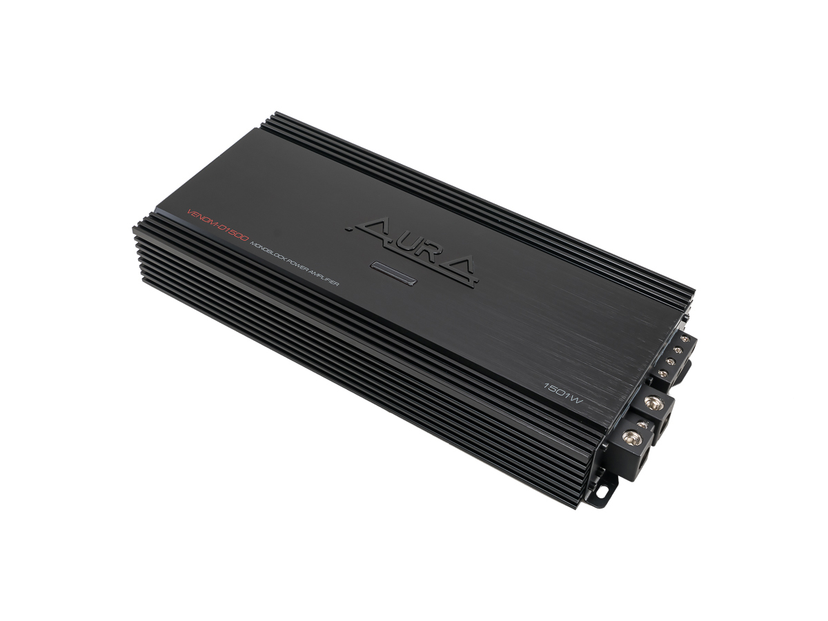 AurA | VENOM-D1500 | 650w (4 Ohm), 1x1000w (2 Ohm), 1x1500w (1 Ohm), 20Hz - 250Hz, ДУ | 2