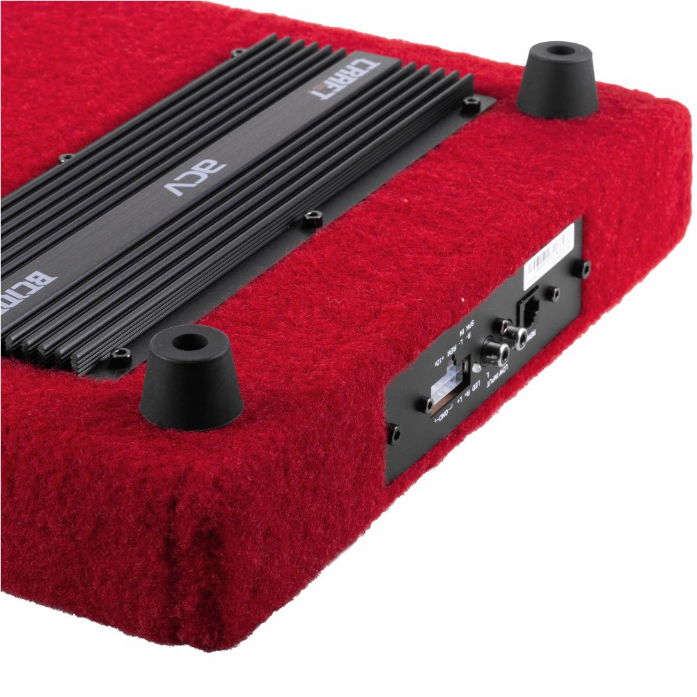 ACV | BC 10AR| 10" Slim/красный/активный/2Om/RMS 350W | 4