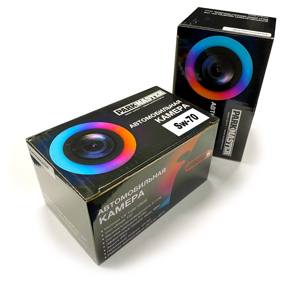 Parkmaster | SW-70 | Универсальная камера F/R,110 град,Ntsc, отключаемые линии парковки 2 способа  | превью 3