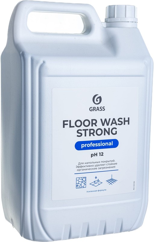 GRASS | Floor wash strong | Средство щелочное для очень грязного пола, 5,6кг, PH12 | 1