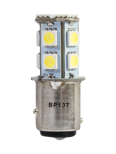 XENITE |  P21/5W  BP137 | 13SMD +50% Диодная лампа с цоколем, 200Lm 5000K, белая уп.2шт SMD превью 2