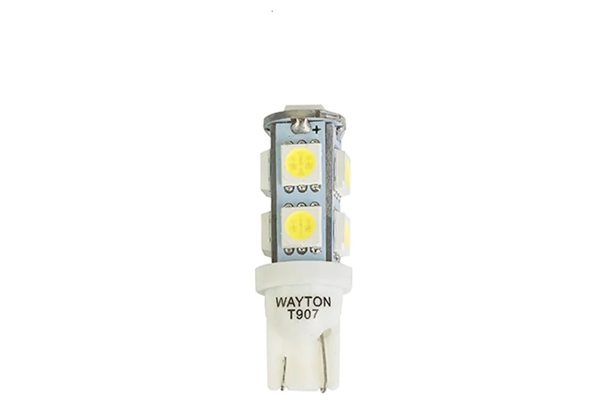 WAYTON | T10 W5W T907 | 9SMD Диодная лампа без цоколя , 90Lm 12V, белая уп.2шт | превью 3