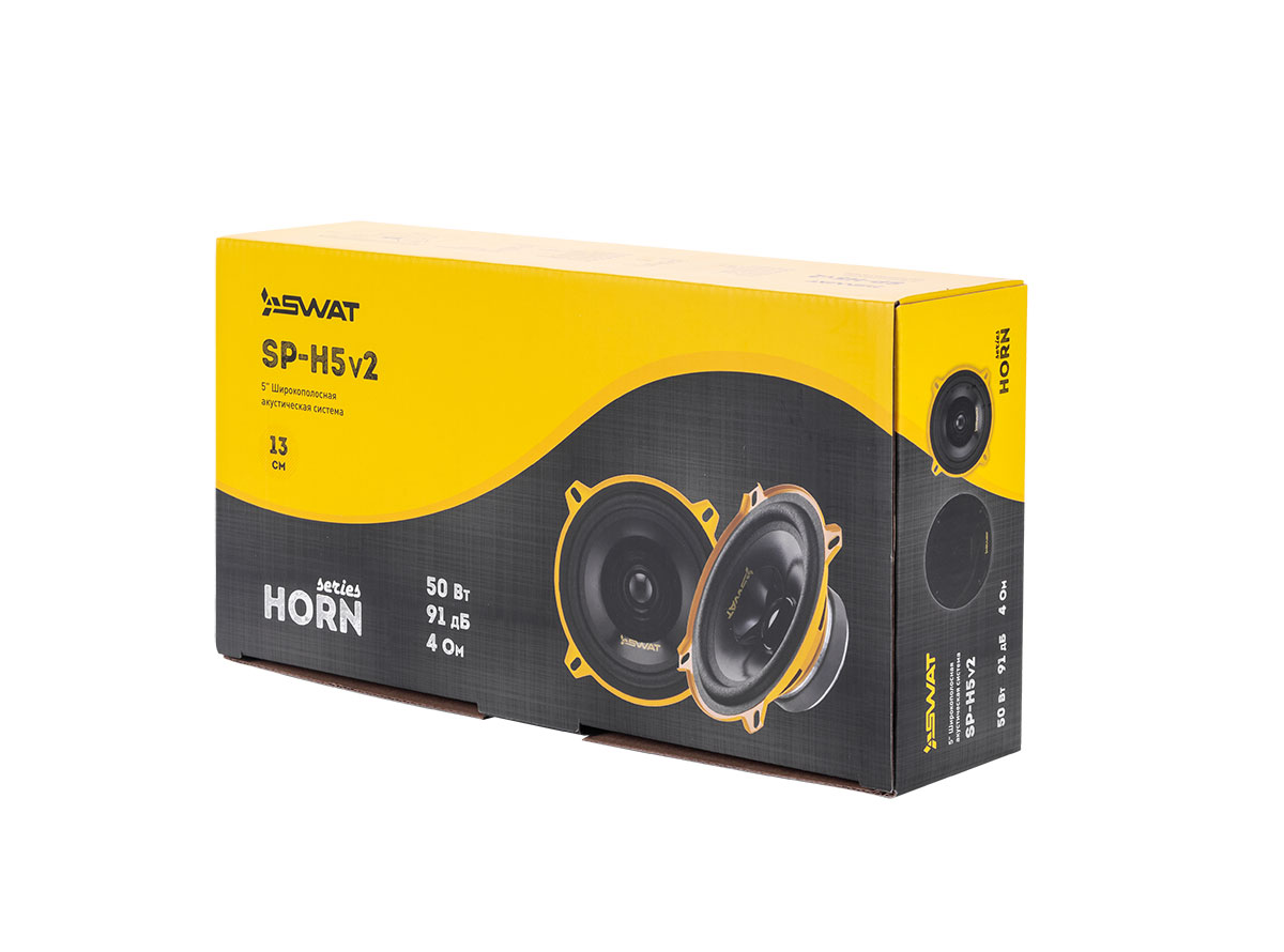 Swat | SP-H5v2 | широкополосная, 5", 50/220 Вт, сетки | 6