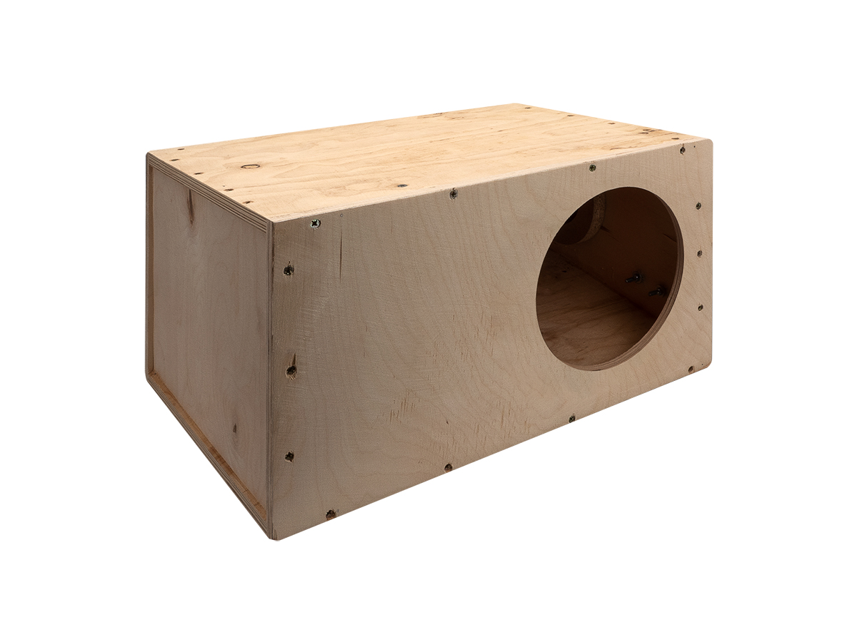 D/S/D | Короб 12"  ФАНЕРА |  Корпус Искра БЕЗ ПЕРЕТЯЖКИ фазоинвертор 160 мм , 65л | превью 1