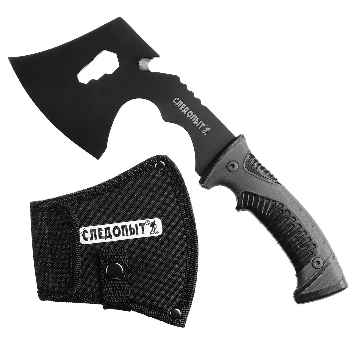 СЛЕДОПЫТ | АТ-06 | Топор туристический 280*90*20 мм.,279 гр.,в чехле | 2
