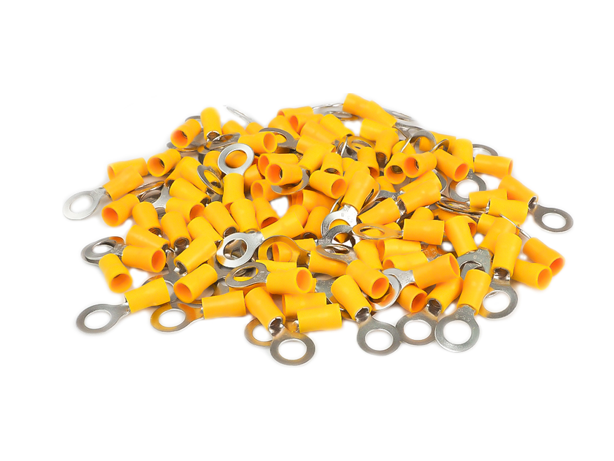 AurA | ATR-6085 | Клемма кольцевая, желтая, 8,5 мм, диаметр кабеля: 4,0 - 6,0 mm, уп. 100шт. | превью 2