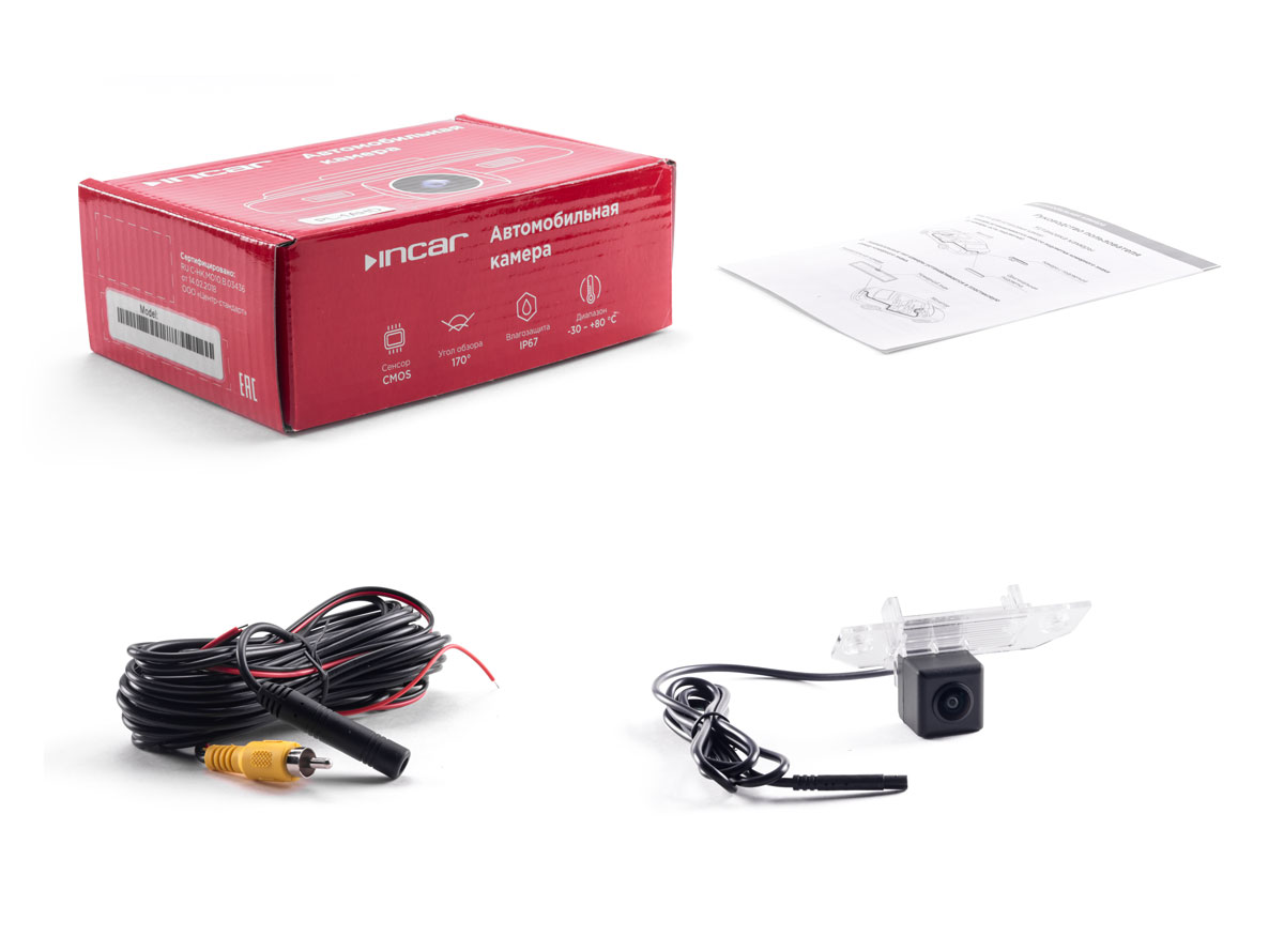 Camera | Ford Incar VDC-012AHD | Ford Focus 05+ СЕДАН вместо фонаря , 0,2LUX, PAL/NTSC,170гр | превью 2