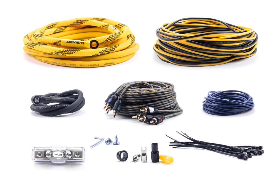 Swat | PAC-P4CU | для 4-х кан. усилителя, сил. каб 4Ga, МЕДЬ  | 1