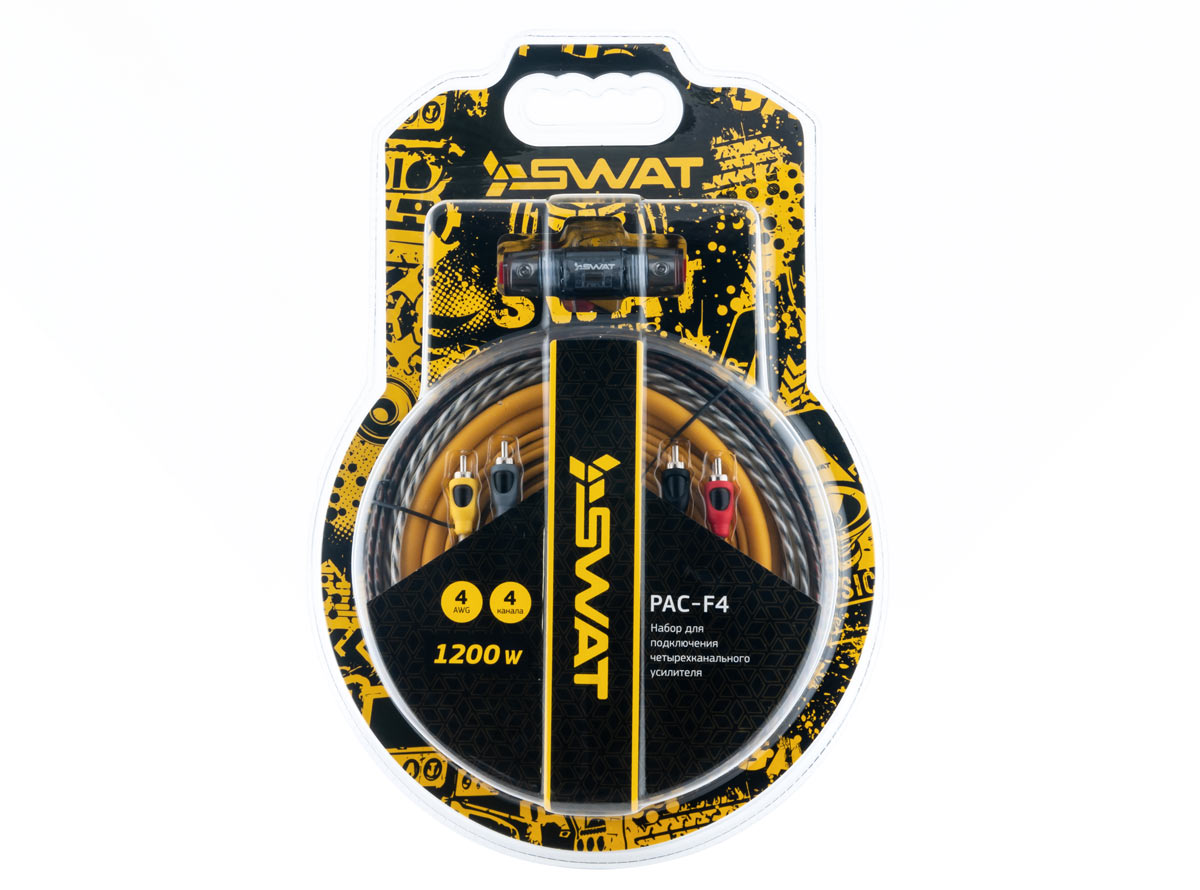 Swat | PAC-F4 | для 4-х кан. усилителя, сил. каб 4Ga  | превью 1